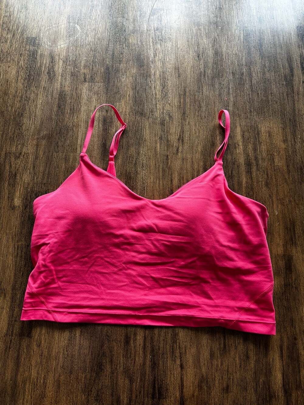 Lululemon Align Cropped Cami Tank Size 14 Pink Athletic Workout